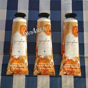 3x Bath & Body Works GINGHAM GLOW 1oz Mini Hand Cream